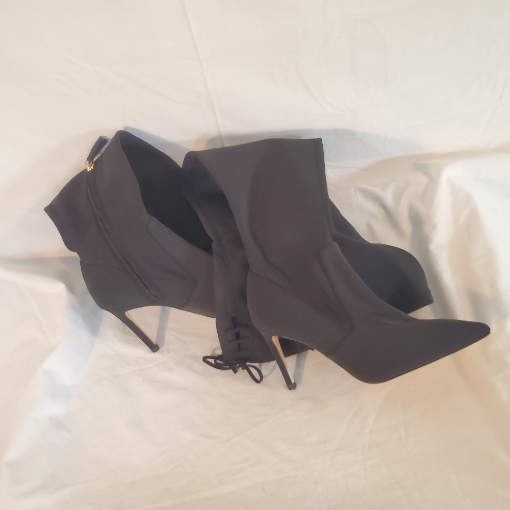 GOOD AMERICAN Women’s 5 black high heels over the knee boots New without Tag/box - Picture 2 of 6